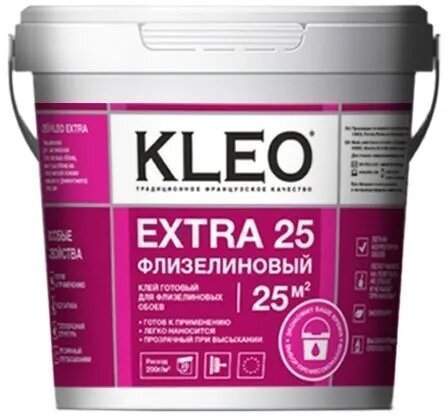 Клей KLEO EXTRA  для флизелиновых обоев готовый 5кг