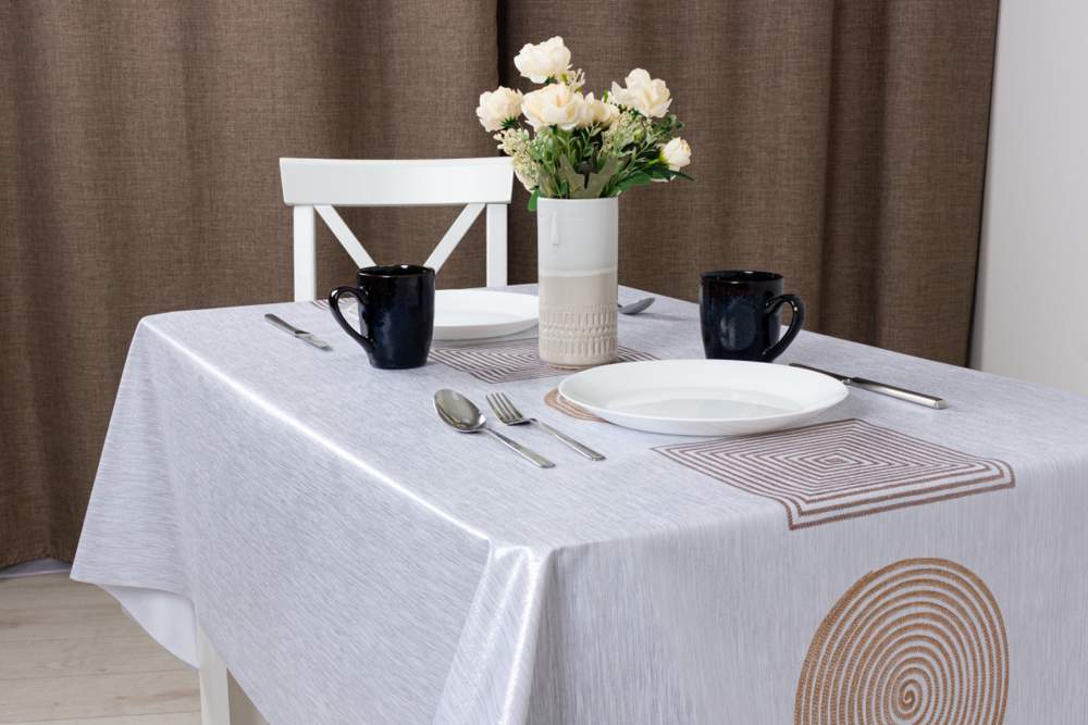 Клеенка ПВХ Алегра Кай 137см тканевая основа PW001-CR256 11922