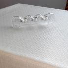 Клеенка ПВХ Polyline Джаспер белый 140см тканевая основа Protec Textil PLK253-WH /5464