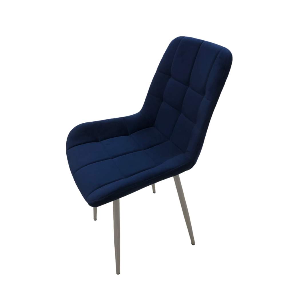 Стул МИС 7 Белен хром лак/ велутто 26 синий