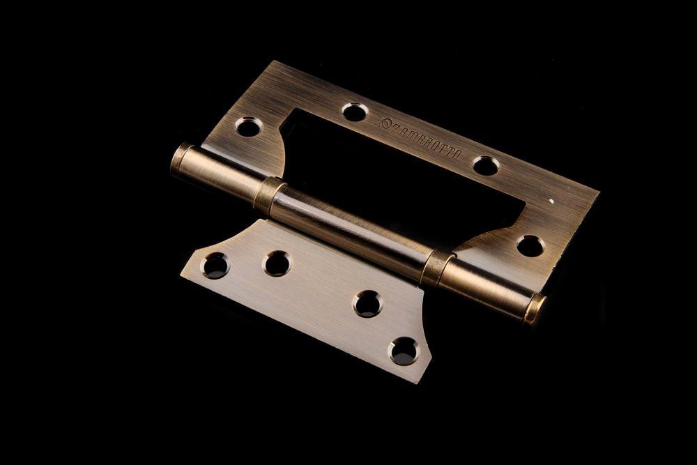 Петля 2RF 100х75х2,0  AB б/к цвет. бронза Zambrotto