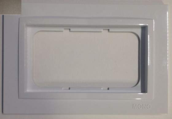 Рамка Mono Despina  102-170000-165  Крем  для 2-й розетки