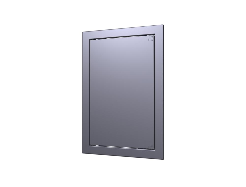 Люк-дверца  Л1515 - Dark Gray Metal - ревизионная с фланц. 150х150