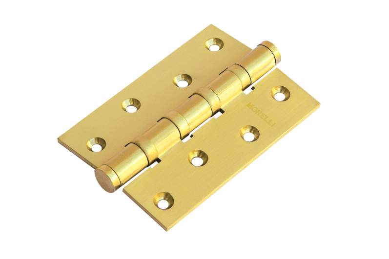 Петля MBU 100х70х3 4BB SG, латунная, универс. матовое золото