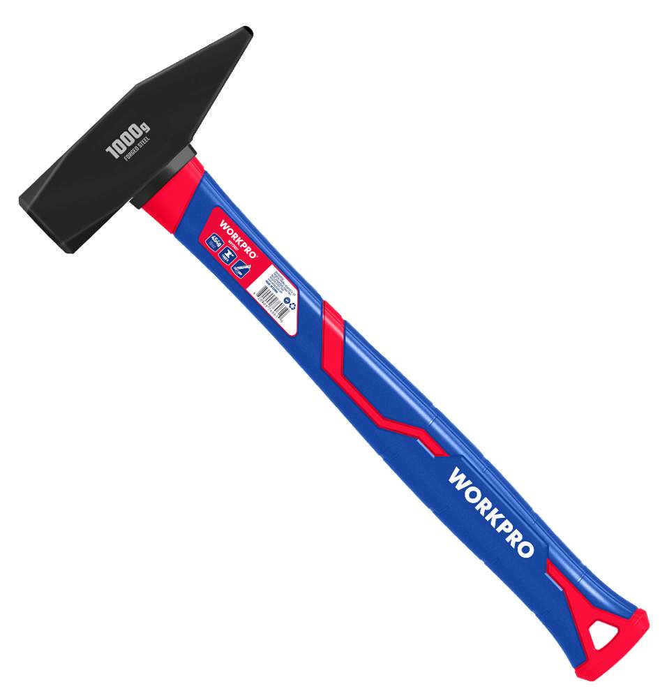Молоток WORKPRO** слесарный с рукоят. из стеклов. 1000г  WP241045