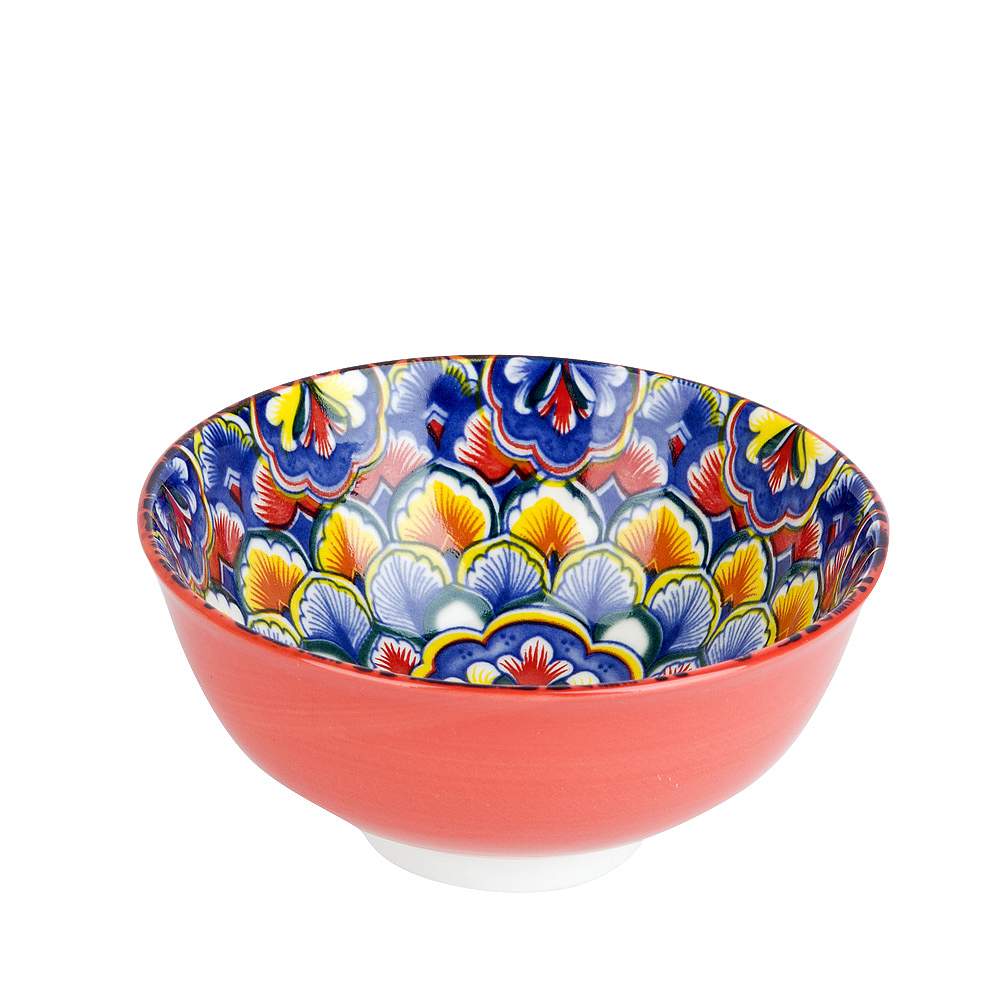 NOUVELLE HOME Arabesque красный Салатник 0860106 300мл 12см