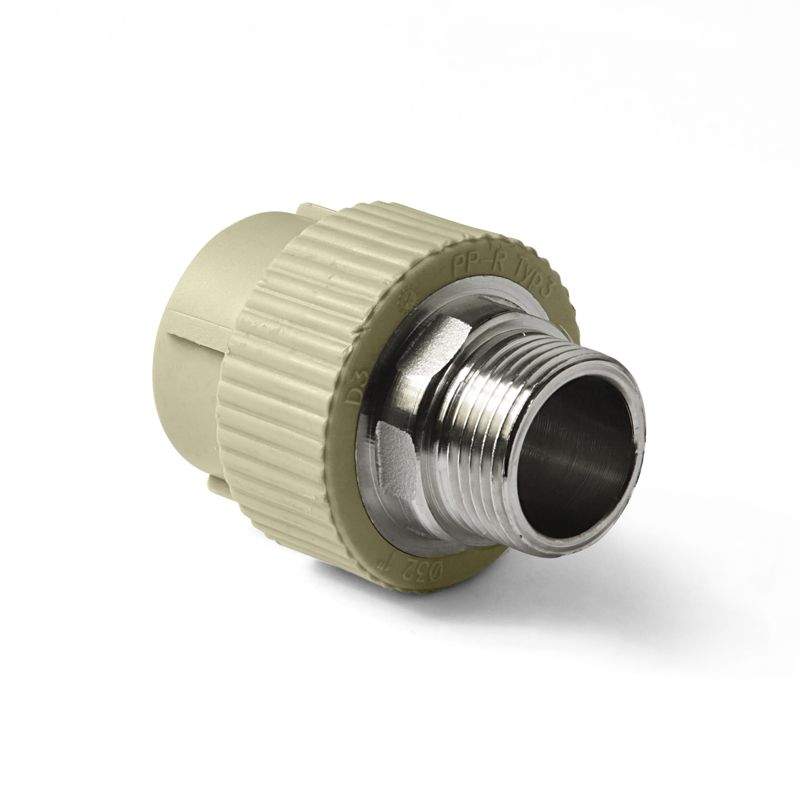Муфта комб. наруж. 40х1 1/4Н  серая Pro Agua PA23520PG