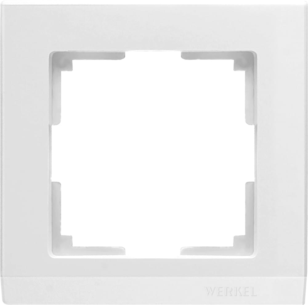 Рамка  Frame белая 1-м  WL04-01-white Пластик матовый Stark - W0011801