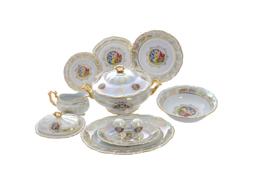 REPAST Мадонна Мария Тереза Перламутр Столовый сервиз 6/28  57428