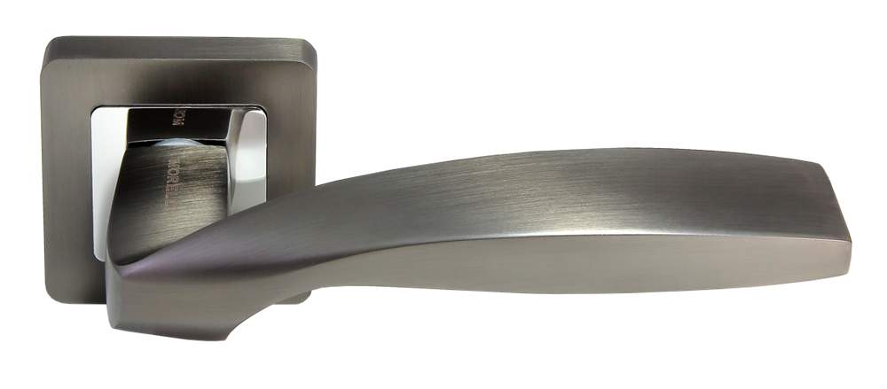Ручка дверная MH-45 GR/CP-S55 графит/хром  MORELLI