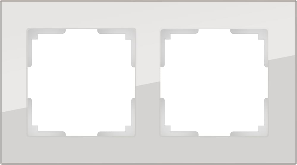 Рамка  Frame дым. 2-м  WL01-02 Стекло Favorit - W0021117