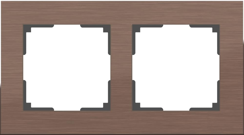 Рамка  Frame аллюм. кор.  2-м  WL11-02 Алюминий  Aluminium - W0021714