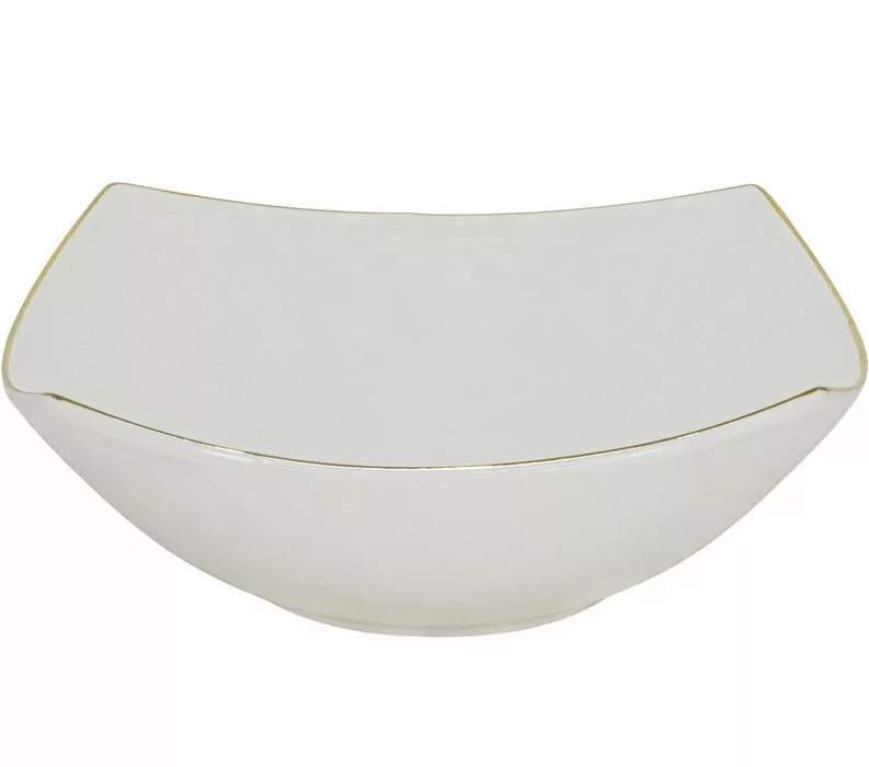 LENARDI Maria Gold Салатник 226-130 квадратный 18см  