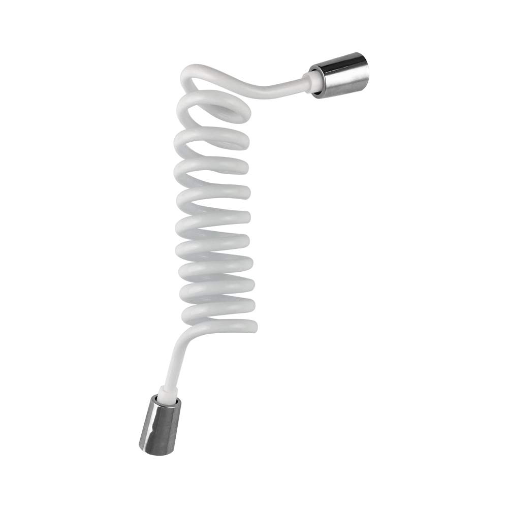 Шланг д/биде Санакс пружинный 1/2 , 25-150см белый  3780