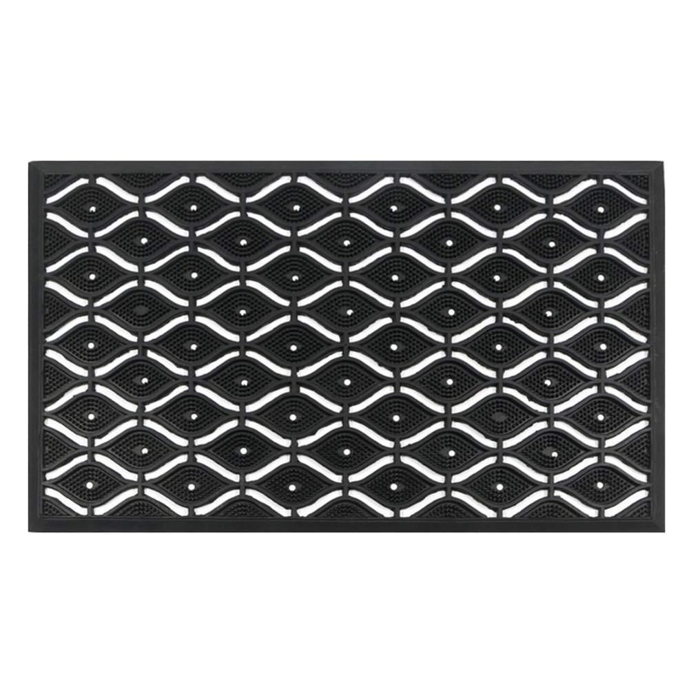 Коврик резиновый  55х90 "Остин" черный SUNSTEP