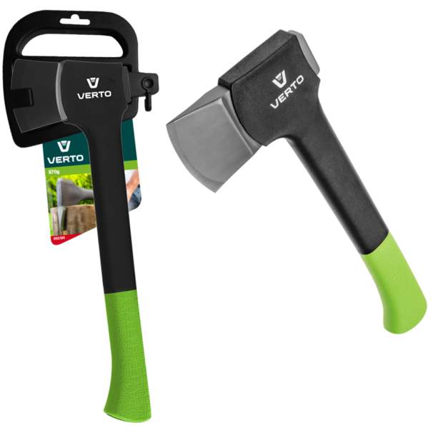 Топор VERTO  05G101 универс. 870г , вес обуха 540г, топорище стекловолокно и TPR