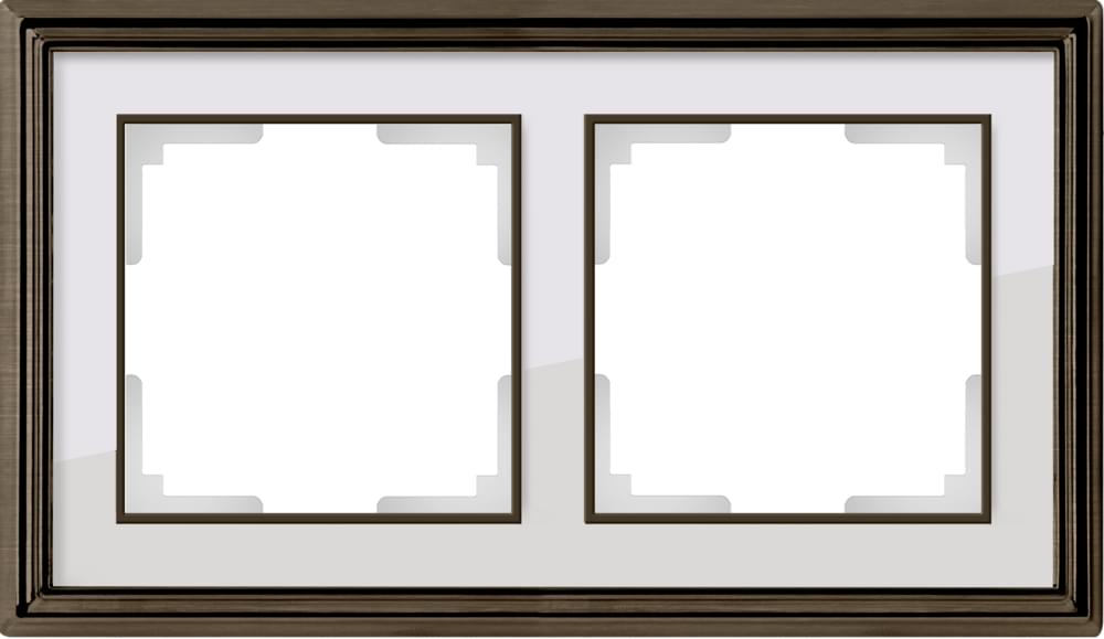 Рамка  Frame бронза/бел. 2-м  WL17-02 Металл/Стекло Palacio - W0021327