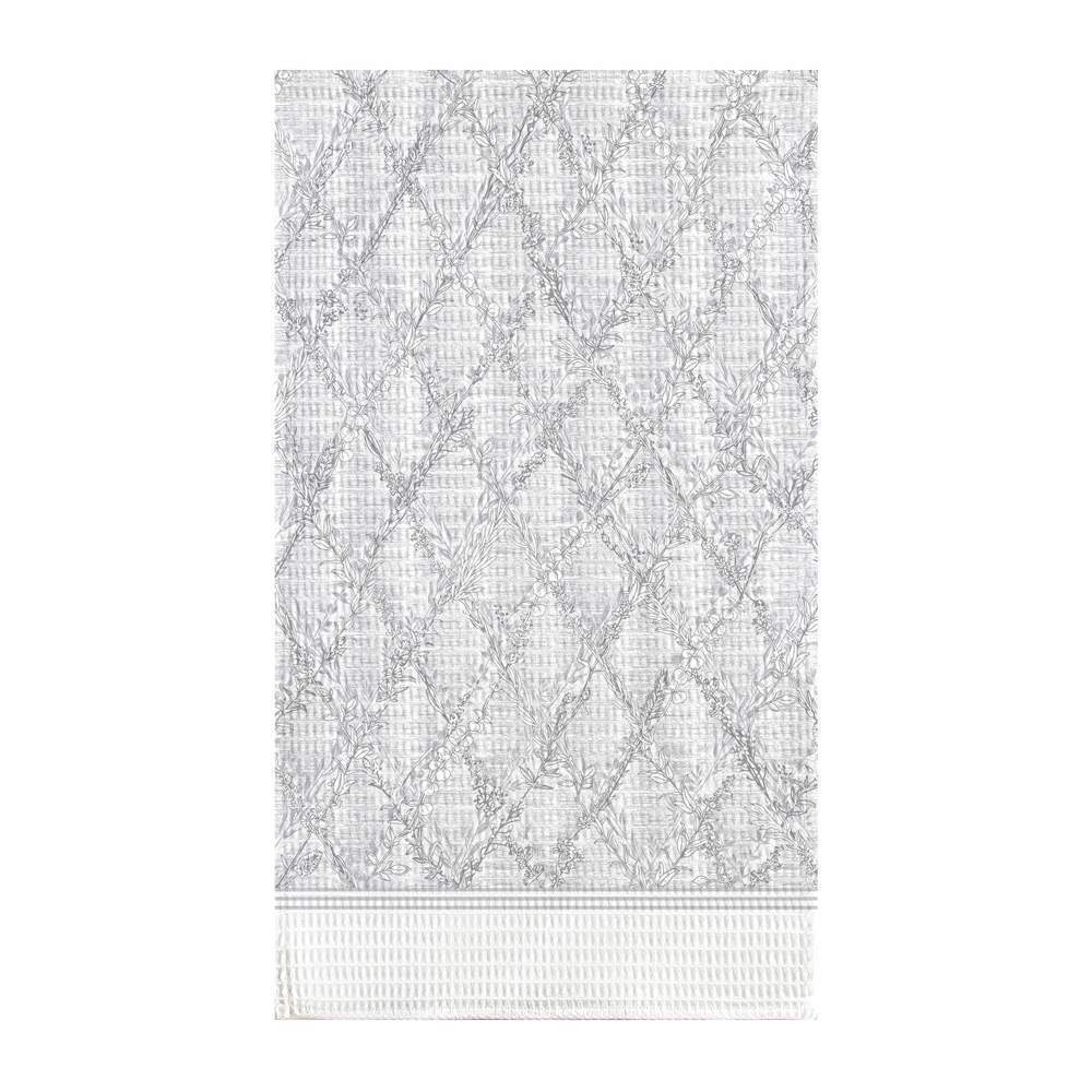 VEROSSA Полотенце 765996 Серебряный век 2 40х70 вафельное крупная клетка  9546   