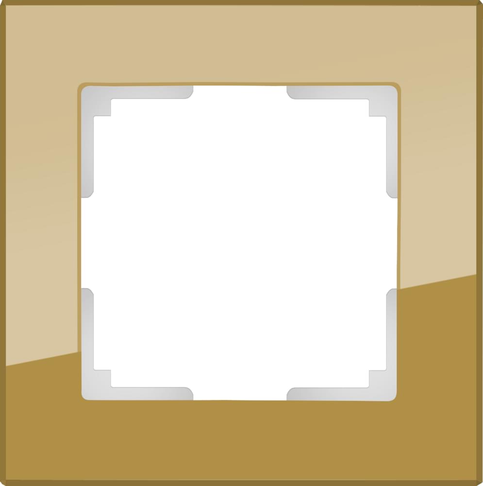 Рамка  Frame бронза 1-м  WL01-01 Стекло Favorit - W0011112
