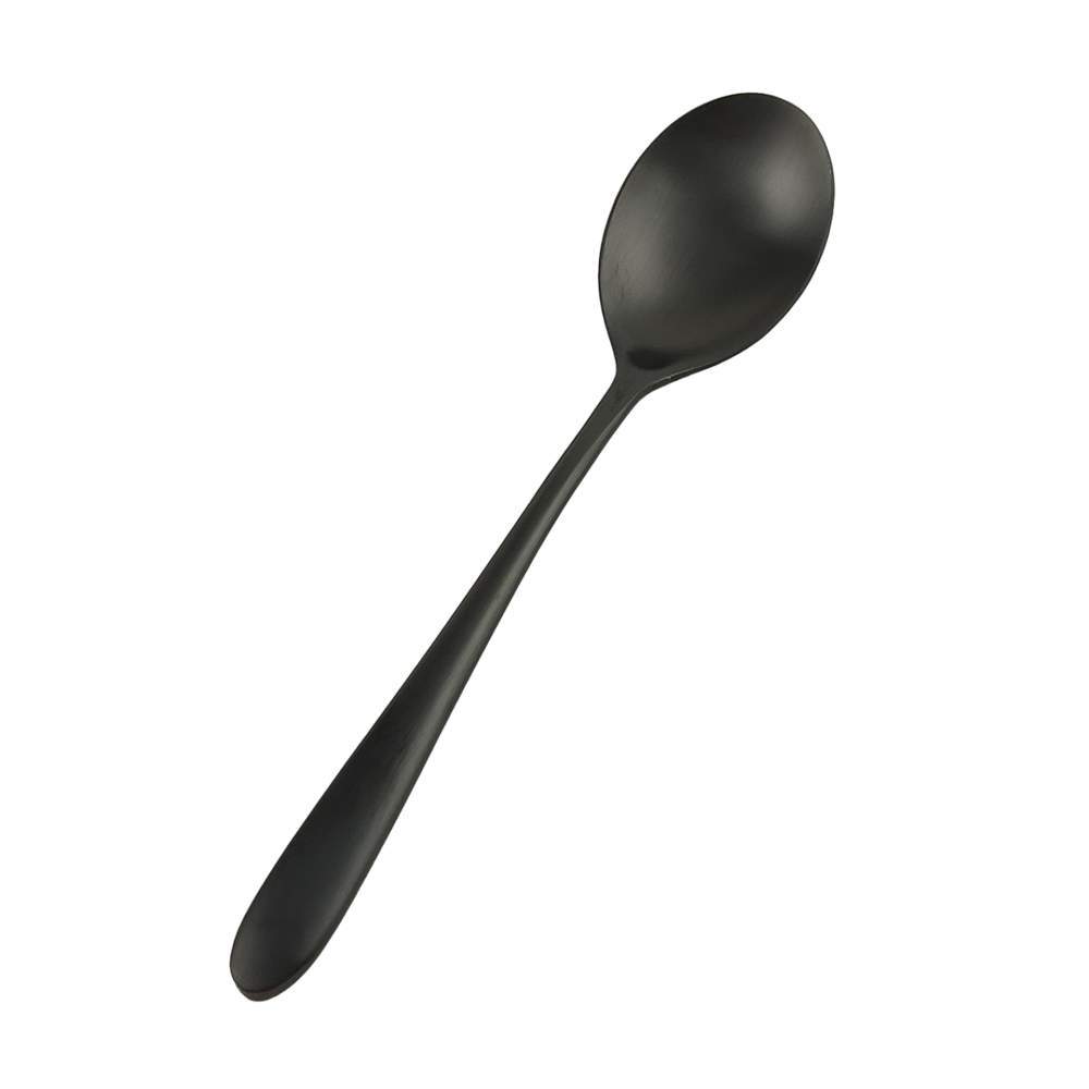 P.L. Proff Cuisine Alessi-Black Ложка столовая 210мм PVD покрытие черный матовый 81280011