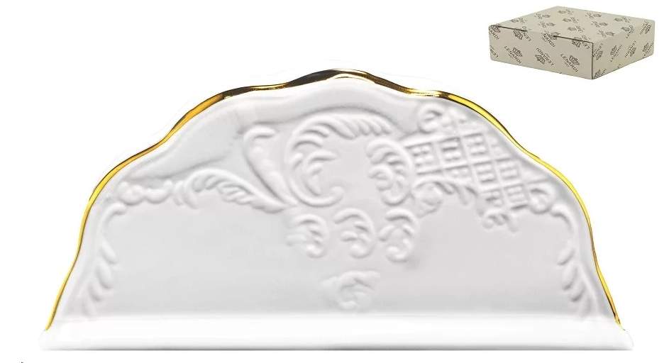 LENARDI Maria Gold Салфетница 226-036 14х6см