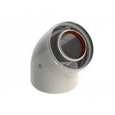 Колено Royal диам. 60/100L MF 45  HC-1011733  (Р)