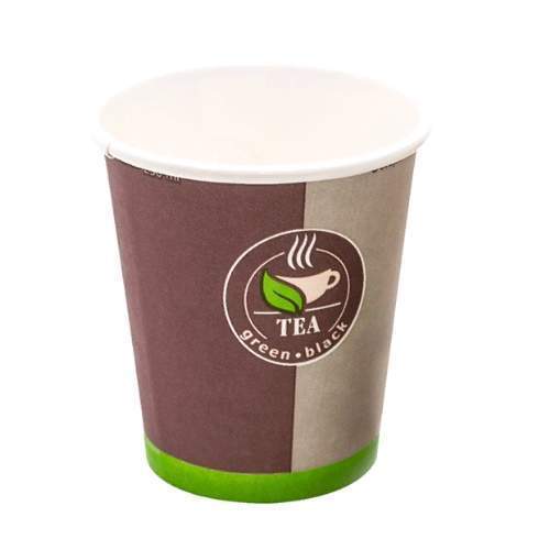 Стакан бумажный 250мл Coffe to go 1/50шт (ИнтроПластик)