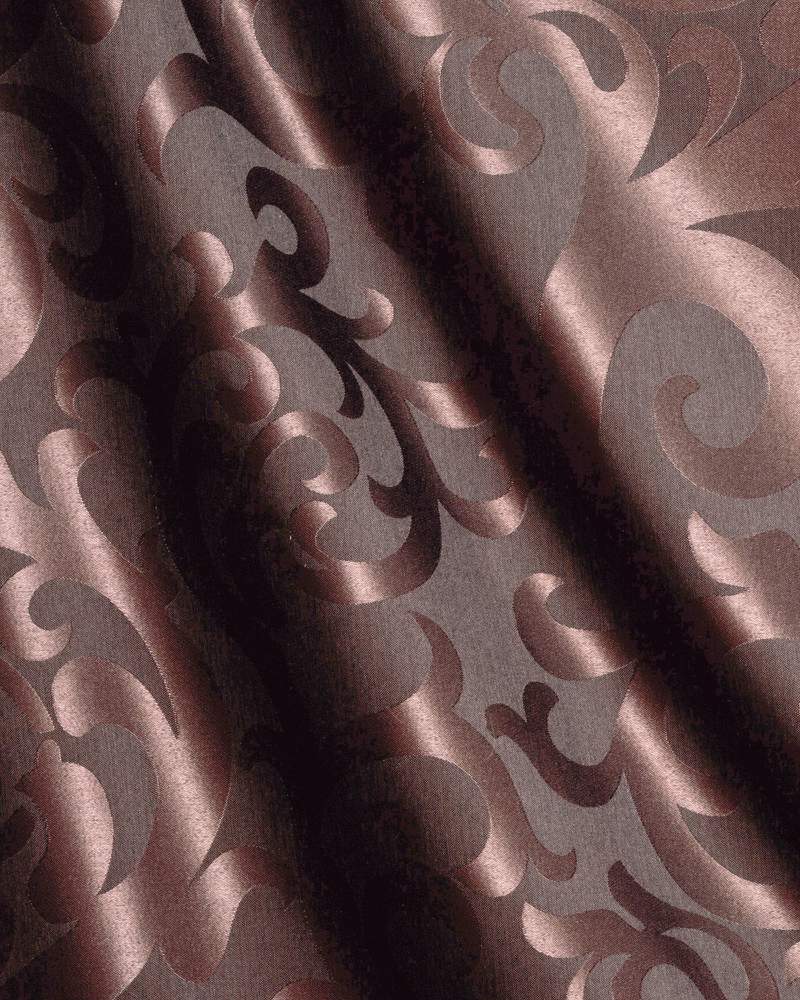 Штора  Портьерная  J501-04 Жаккард  210х260  коричневый (полиэстер)