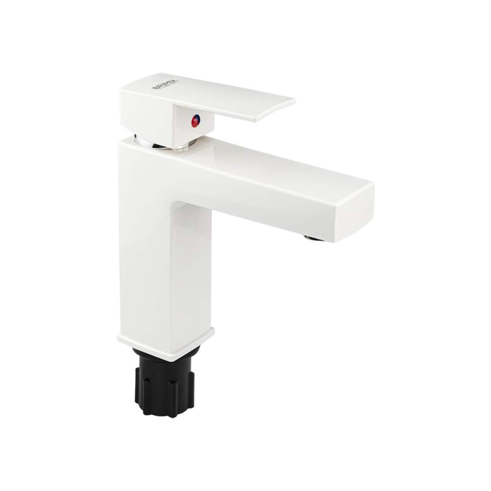 Смеситель BRIMIX  5973  на раков. шар.  белый пластик АБС