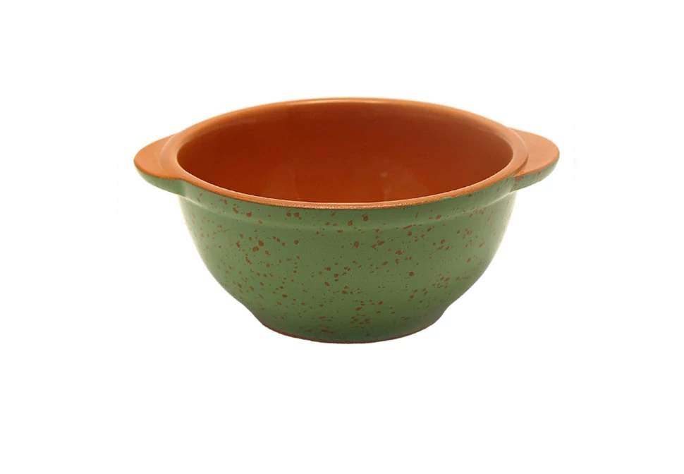 ЛОМОНОСОВСКАЯ КЕРАМИКА Color Life зеленый Бульонница 500мл/14см 1БЗ-14 (10)