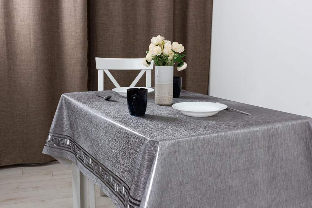 Клеенка ПВХ Аурум Живанши 137см тканевая основа YPEF-171G-S Dasch 12868