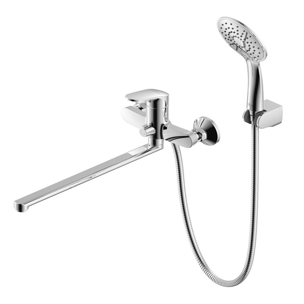 Смеситель Rossinka  RS45-32  универс. с повор. изливом   хром