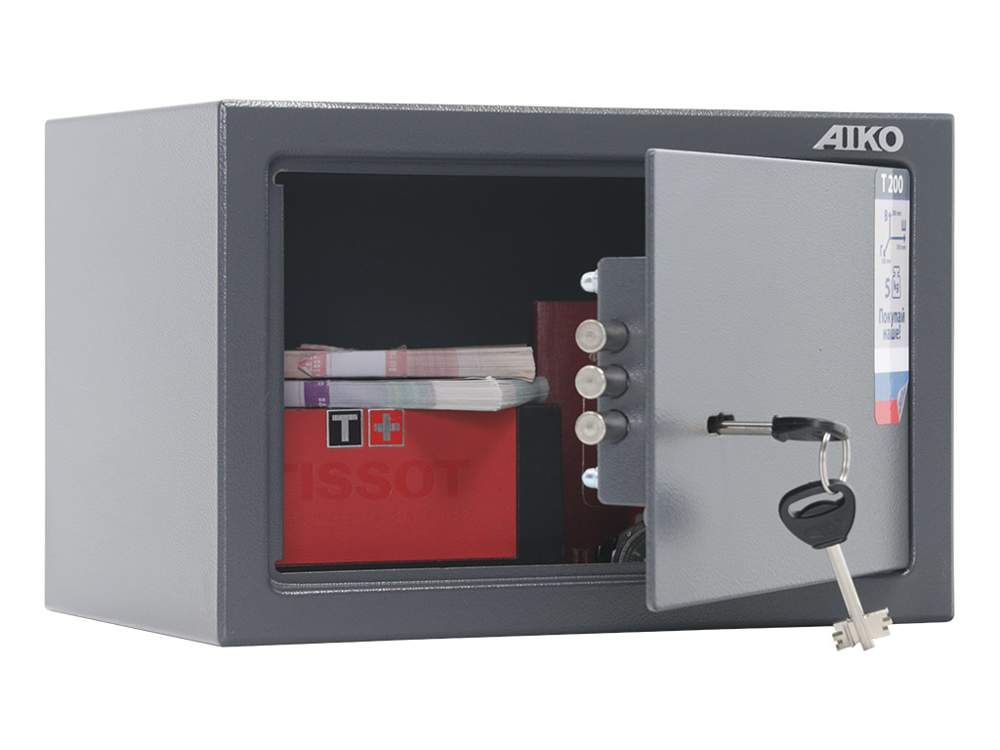 Сейф Aiko T-200 KL мебельный,замок ключевой 200x310x200мм