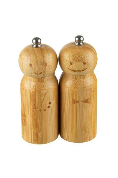 КАТУНЬ бамбук Набор д/специй КТ-СЦ-12 мельницы д/перца и соли 2пр 4,3х12см