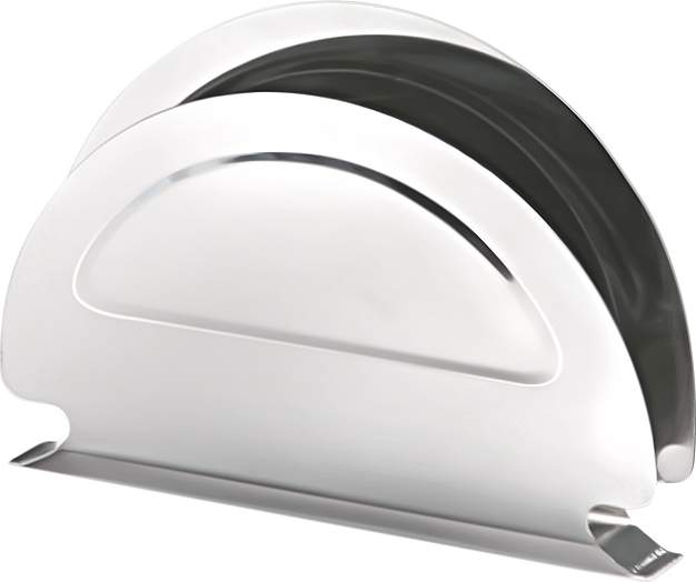 LUXSTAHL Салфетница кт1737 полукруглая нерж. L=120мм H=80мм