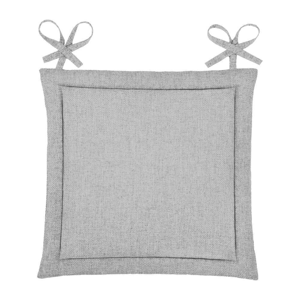 ВОЛШЕБНАЯ НОЧЬ рогожка Подушка д/стула пепельно-серый 40х40см 777010