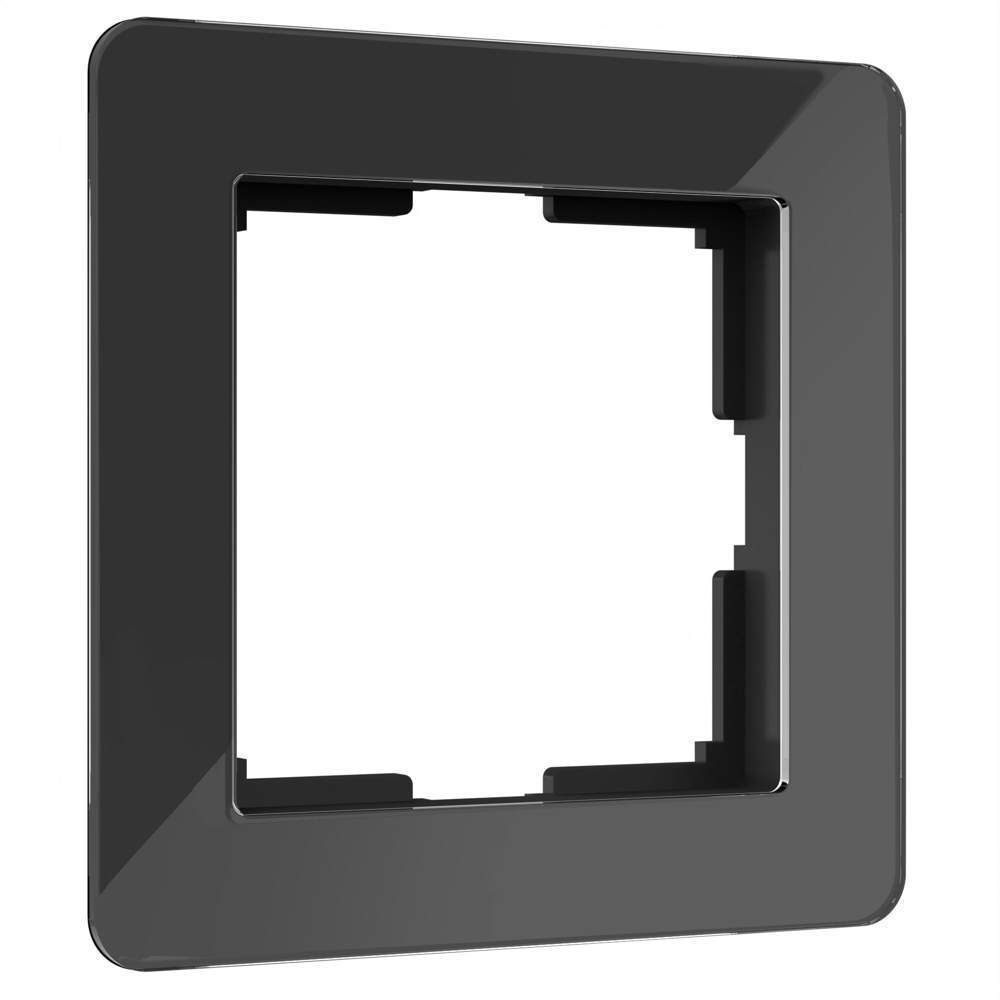 Рамка Acrylic черный на 1 пост  -  W0012708