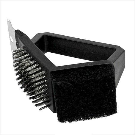 Щетка BOYSCOUT д/чист.гриля на длин.руч. 61262