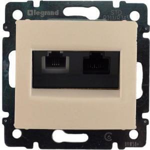Розетка  VALENA  компьютерная  СП RJ45  сл.к  774180