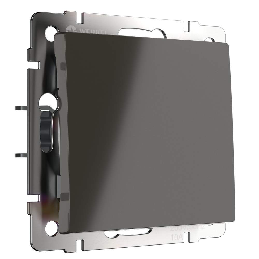 Выкл.  Frame 1-кл. проходной  серо-коричн.  WL07-SW-1G-2W