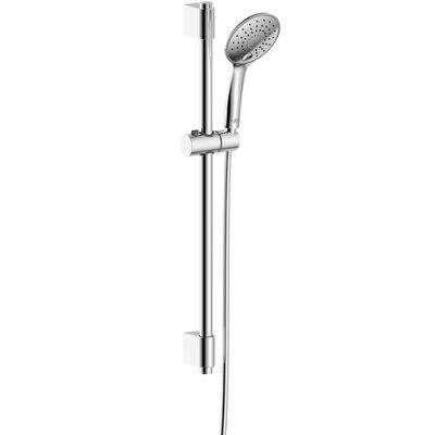 AC-26 Стойка душ.686мм с 3-ф.лейкой и душ.шлангом 1,5м  Хром