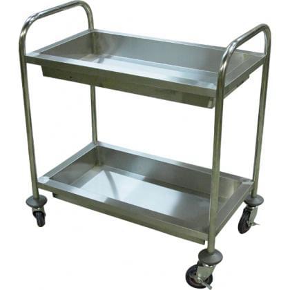 Тележка  кт620  д/сбора посуды 2-х ярусная 850х450х900мм