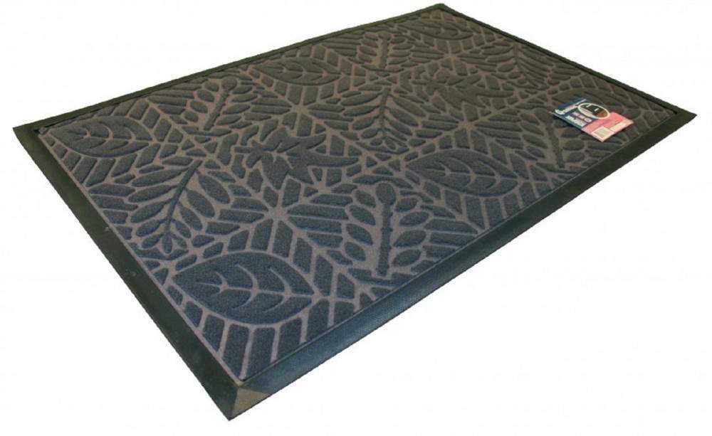 Коврик  резиновый  60см*90см*5мм  полиэстер  PE905H-6  темно-серый