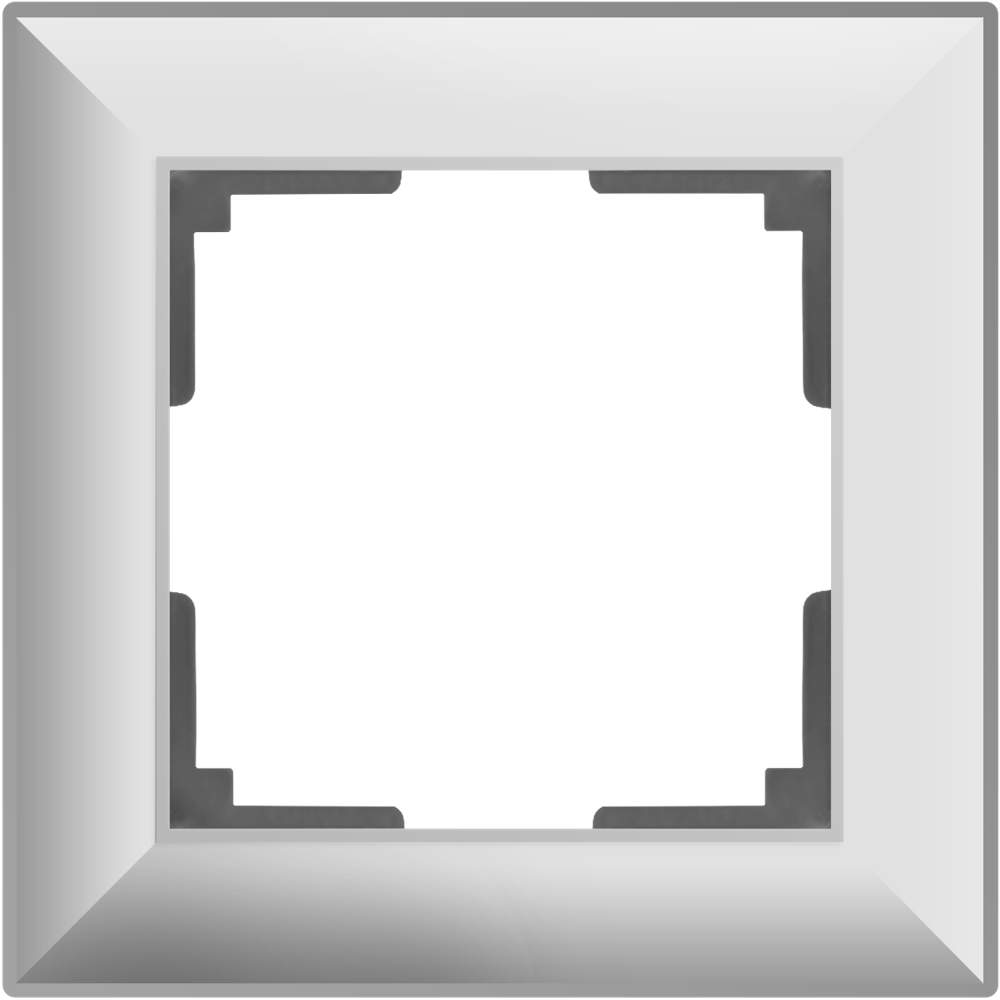 Рамка  Frame белая 1-м  WL14-01 Пластик Fiore - W0012201