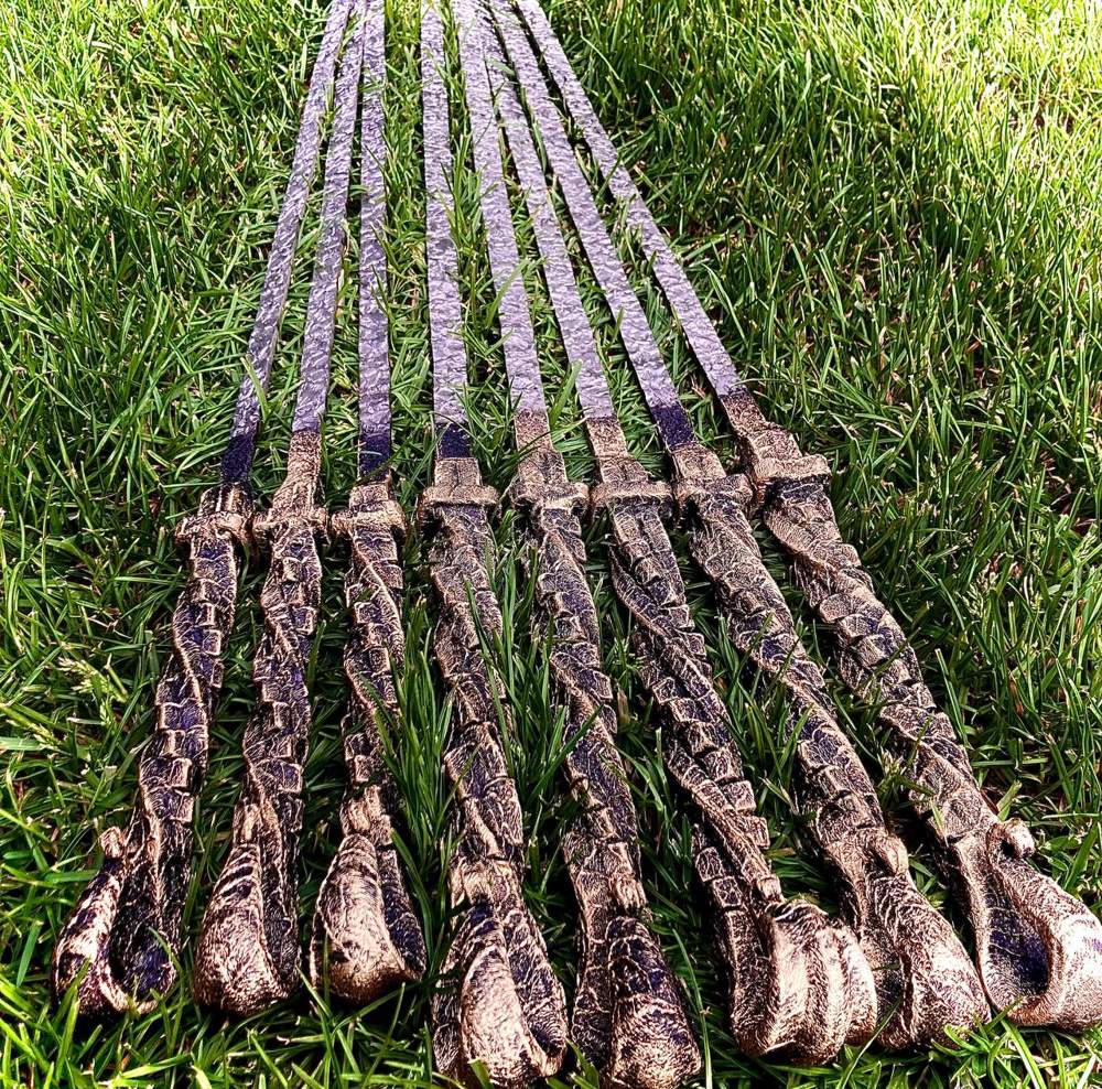 Шампур с ков.полотном "Аттила" 500*11*2,5(крюк лесенка)