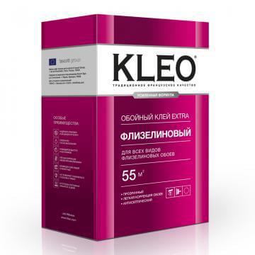 Клей KLEO EXTRA 55 для флизелиновых обоев сыпучий 