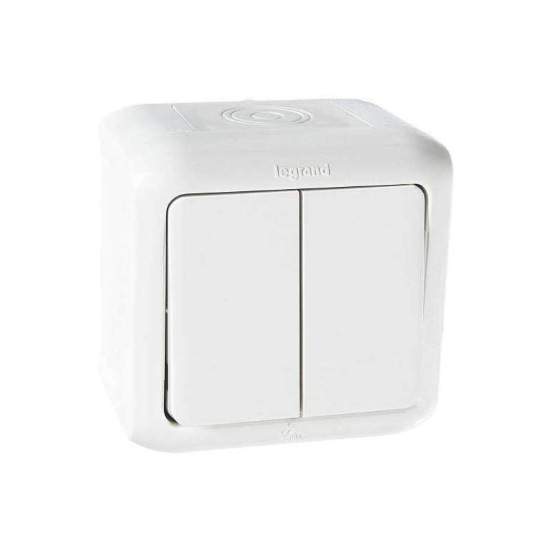 Выкл. QUTEO 2кл. IP44 белый  782302