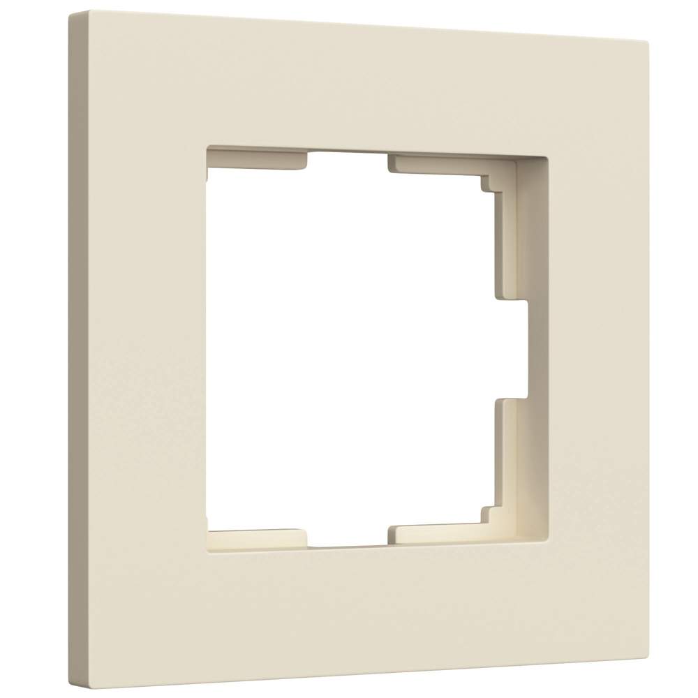Рамка айвори матовый на 1 пост  Slab  -  W0012962