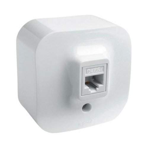 Розетка QUTEO компьют. RJ45 белый  782224