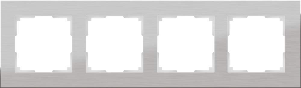 Рамка  Frame аллюм. 4-м  WL11-04 Алюминий Aluminium - W0041706